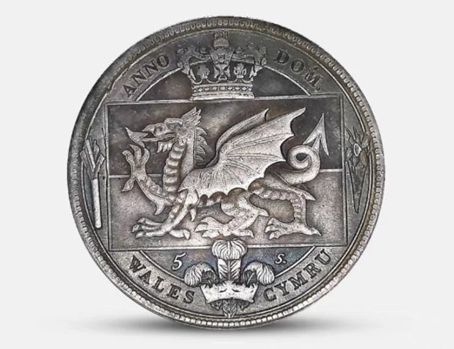 Hobo Coin - Royal Dragon -Craft Gift Coin in Protective Plastic Capsule Copper Engraved #M27