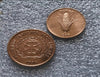 1996 Tonga 1 SENITI Münze für die FAO Food Series mit schöner Maismünze