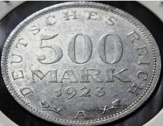 1923 A germany 500 mark Nice Rare Coin V F