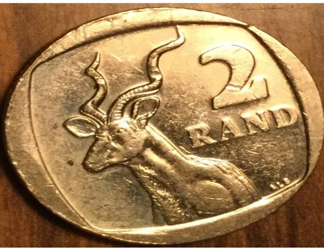 2002- 2005 Afrique du Sud Pièce de 2 Rand TTB Belle pièce***