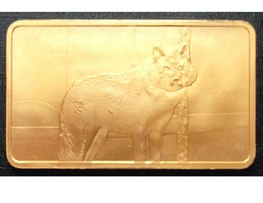 North American Wildlife Series - Set of Four - 1oz. Pure Copper Bullion Bars ****