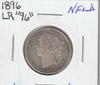 1896 Newfoundland 20 Cents Silver Large 6 VF