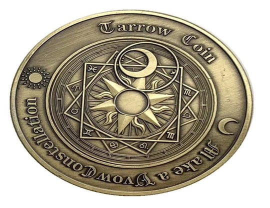 Hobo Coin -Tarot bronze in Protective Plastic Capsule Copper Engraved