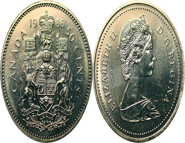1986 Canadian Proof-Like Half dollar - 50 Cents coin