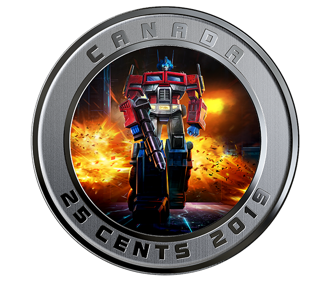 2019 3D Lenticular Coin - OPTIMUS PRIME