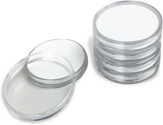 20 pcs Coin Capsules Storage Holders with Adjustable Ring Pads (Size for 40/35/30/25/20 mm)