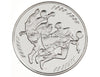 1998 50 Cent First Overseas Canadian Soccer Tour Sterling Silver Coin