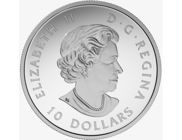 2017 Canadian $10 150th Coin Series - Peyto Lake - 1/2 oz. Pure Silver