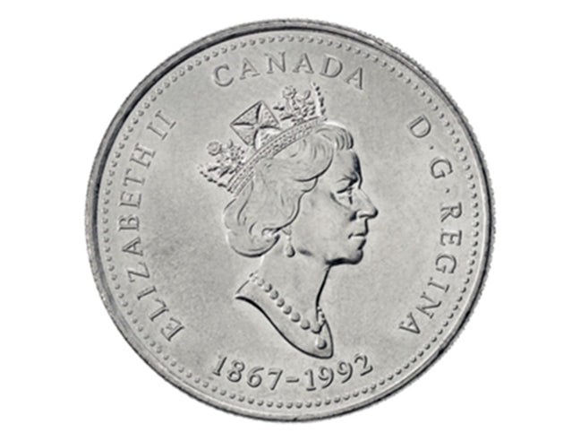 1992 Confédération canadienne des Territoires du Nord-Ouest de 25 cents 125e anniversaire/pièce de monnaie provinciale UNC