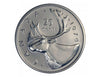 1979 Canadian 25-Cent Caribou Quarter Coin ( Circulated)
