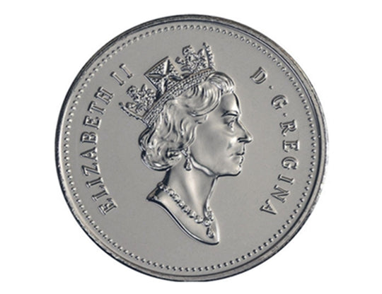 1992 Canadian 50-Cent Coat of Arms Half Dollar Coin BU