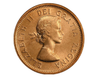 1959 Canadian 1-Cent Maple Leaf Twig Penny  BU