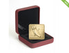 2010 Canadian $3 Wildlife Conservation Series: Barn Owl Sterling Silver Gold-plated Square Coin