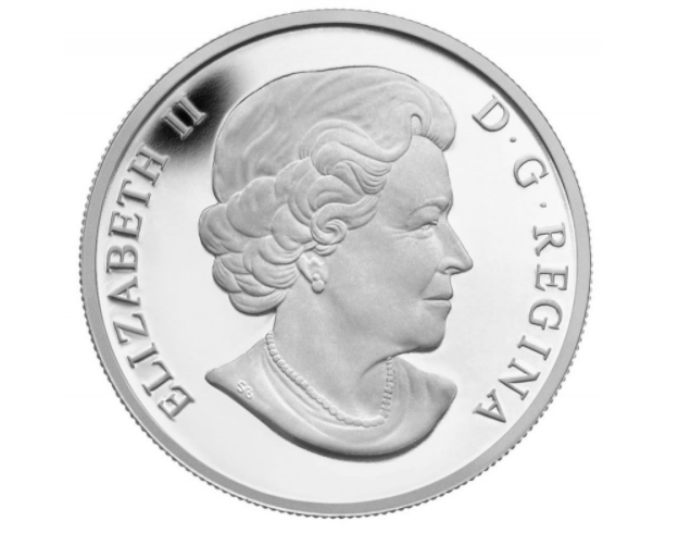 Série O Canada de 10 $ canadiens 2013 : Le caribou - Pièce de 1/2 once en argent fin