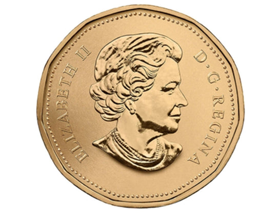 2014 Canadian $1 Specially Struck Wedding Loonie Dollar Coin BU