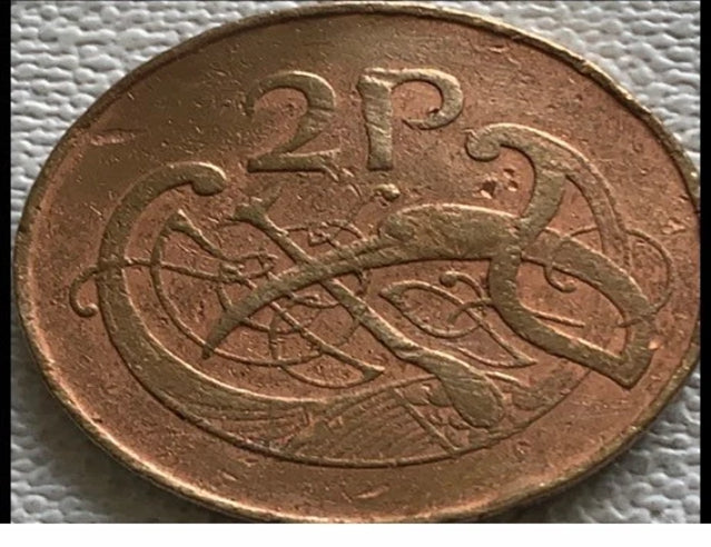 1971 Ireland 2 pence VF
