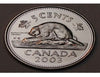 Canada 2003-P Canada 5 Cent Beaver/Old Effigy Uncrowned Obverse Nickel BU