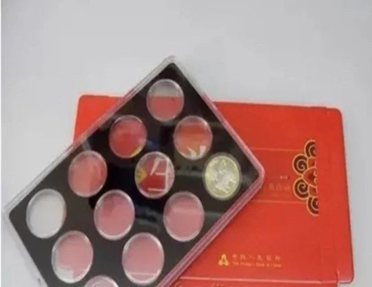 Coin Display High Quality Gift Box with 12Pcs 27mmCapsules collection box