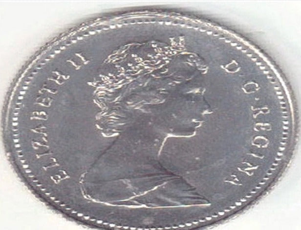 1983 Canadian 50-Cent Coat of Arms Half Dollar Coin UNC