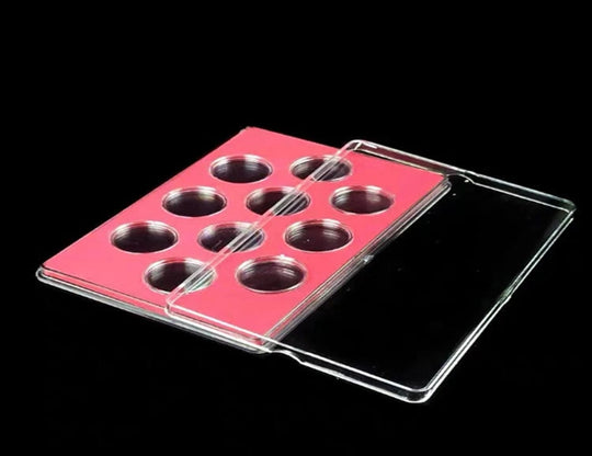 Coin Display High Quality Gift Box Red with 10 Pcs  Capsules for Coins Collection
