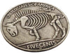 Hobo Coin - mechanical brass Craft Gift Coin Copper Engraved