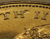 Pièce d'erreur 1870-1970 Manitoba défaut frappé à travers le Canada un dollar