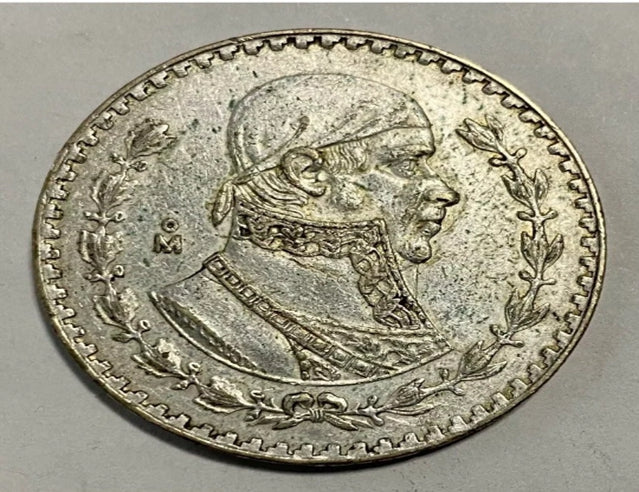 1966 Mexico One Peso Silver Coin