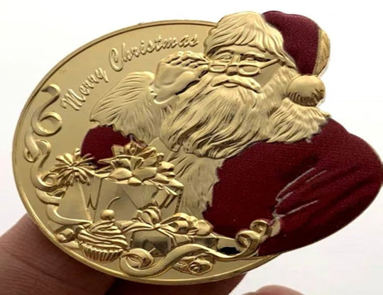 Lucky Coin - Santa Craft Gift Coin in Protective Plastic Capsule