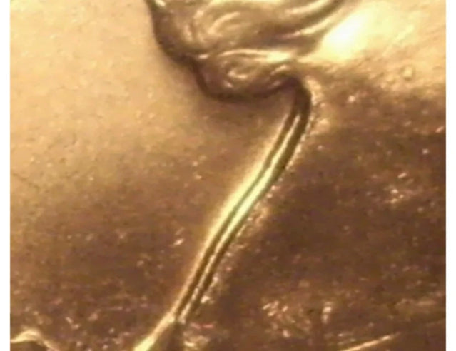 Canada Elizabeth II 1977 Doublé Arrière de la Tête et du Cou Petit Cent - BU