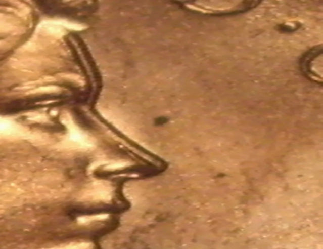 Canada Elizabeth II 1977 Doublé Arrière de la Tête et du Cou Petit Cent - BU