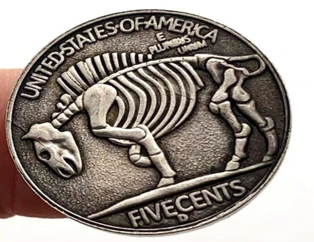 Hobo Coin - Santa Happy new year Craft Gift Coin Copper Engraved