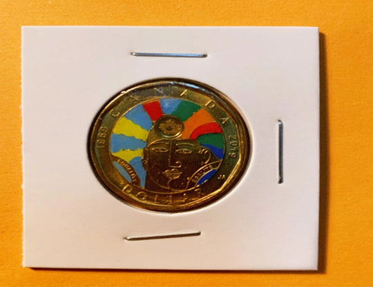 2019 Canada Equality Loonie Hand Color Color