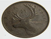 Canada 1951 25 Cent Silver Quarter Coin Circulated Very Good Condition