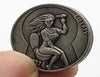 Hobo Coin - Super Lady in Protective Plastic Capsule Copper Engraved