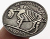 Hobo Coin - tramp pipe male Craft Gift Coin in Protective Plastic Capsule Copper Engraved