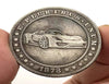 Hobo Coin - Racing Car#2 Coin in Protective Plastic Capsule Copper Engraved