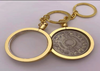 Coin Holder Coins Keyring Alloy Keychain 25- 40 mm