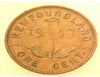 1947 Newfoundland small cent VF