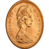 1969 Canadian 1-Cent Maple Leaf Twig Penny BU