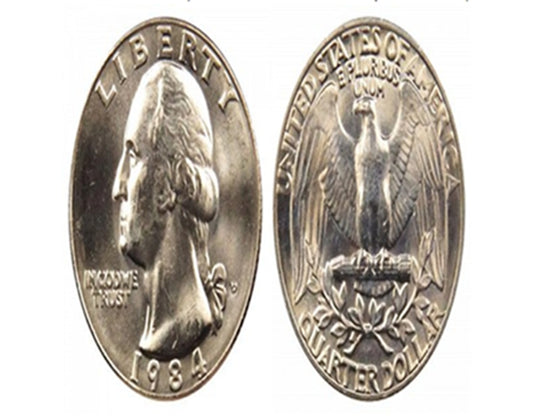 1984 Washington Quarters US Coin VF