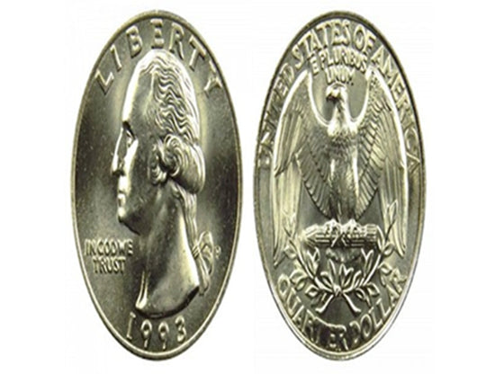 1993 Washington Quarters US Coin VF