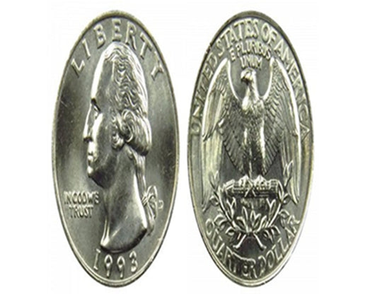 1993 Washington Quarters US Coin VF
