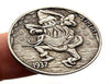 Hobo Coin -Flakes Santa in Protective Plastic Capsule Copper Engraved