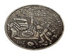 Hobo Coin - Pumpkin Truck Halloween in Protective Plastic Capsule Copper Engraved