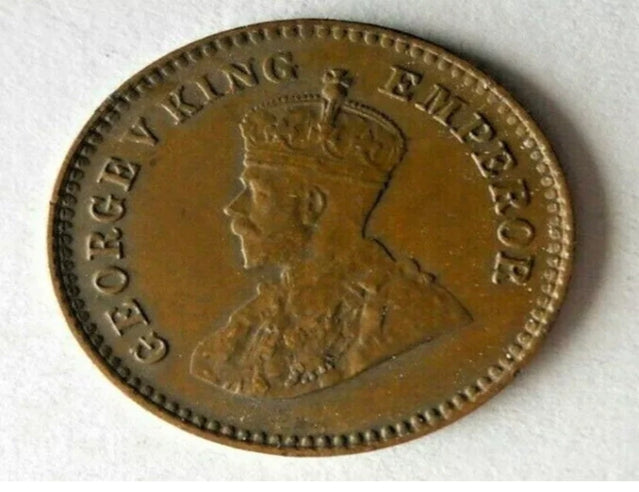 1919 British India 1/12 ANNA - AU - Great Coin