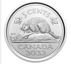 2022 Canada 5 Cent *First Strike* Uncirculated Coin from Special Wrap Roll