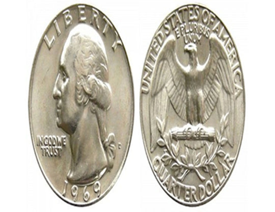 1974 Washington Quarters US Coin VF
