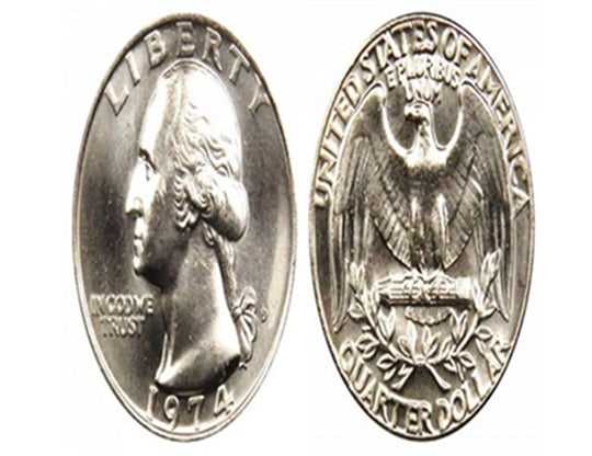 1980 Washington Quarters US Coin VF