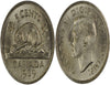 1939 Canadian 5-Cent Beaver Nickel Coin VF