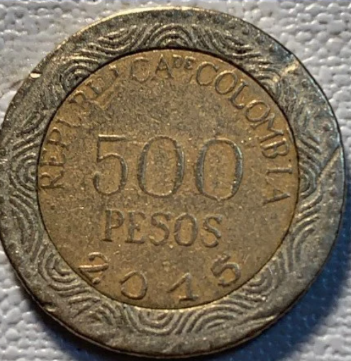 2015 Columbia 500 pesos F